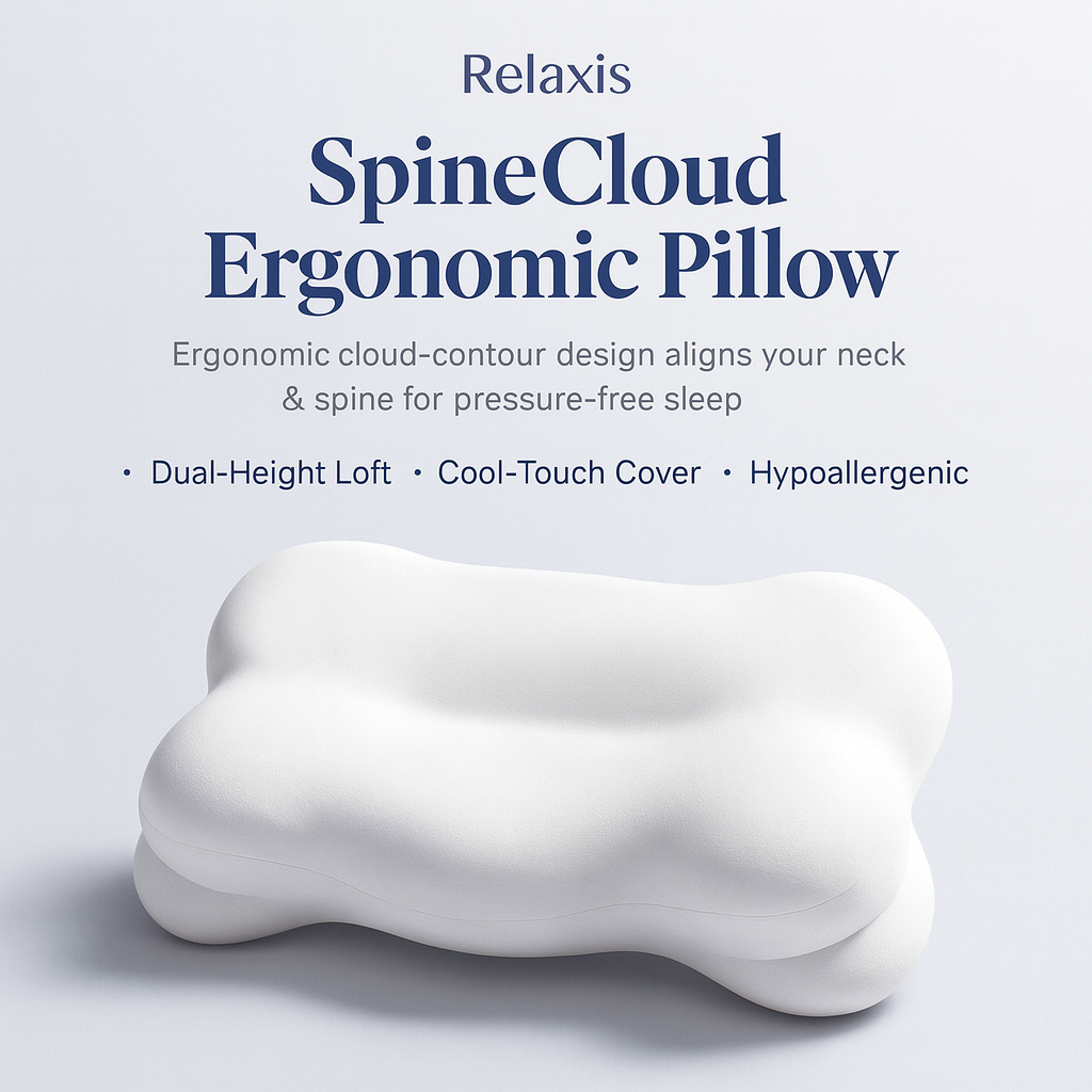 Relaxis SpineCloud™ Aligns Your Neck & Spine Perfectly